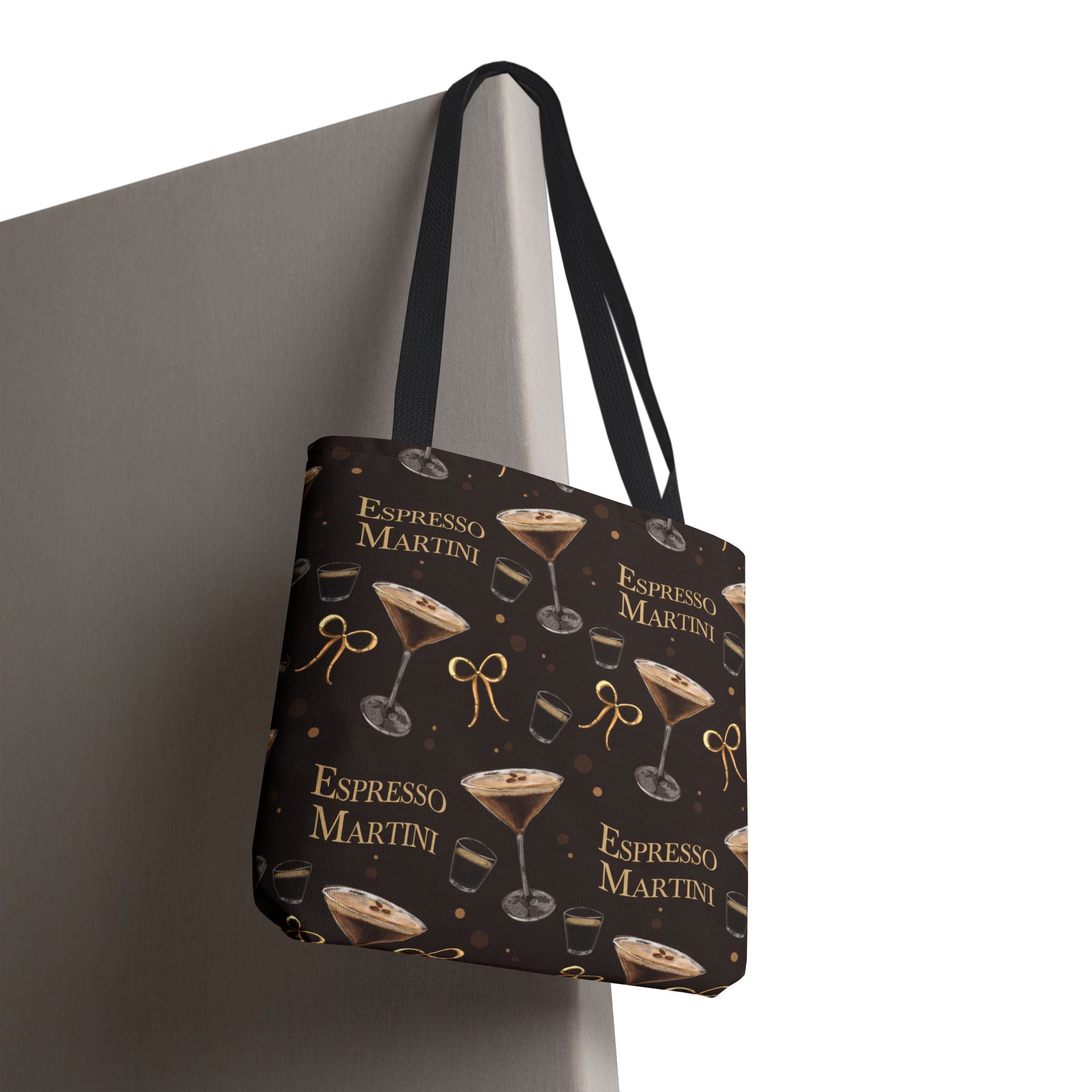 Espresso Martini Tote Bag — Dark Brown Espresso Collection Inspired Design