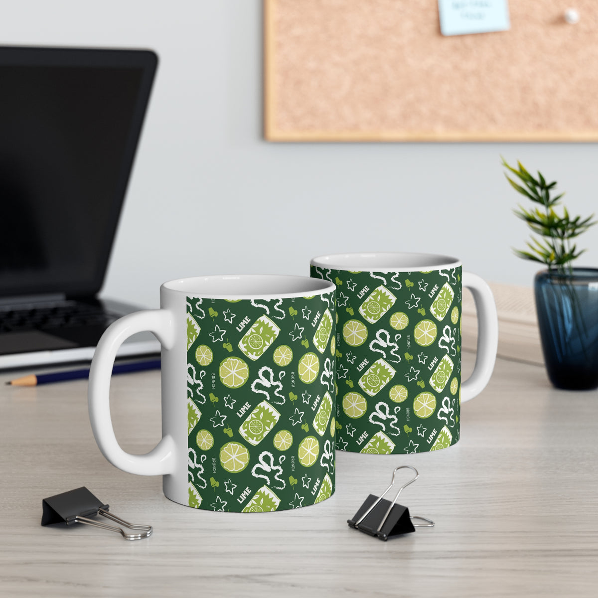 Lime Fruit Brunch 11oz Coffee Mug — Lime Brunch Collection Inspired Design