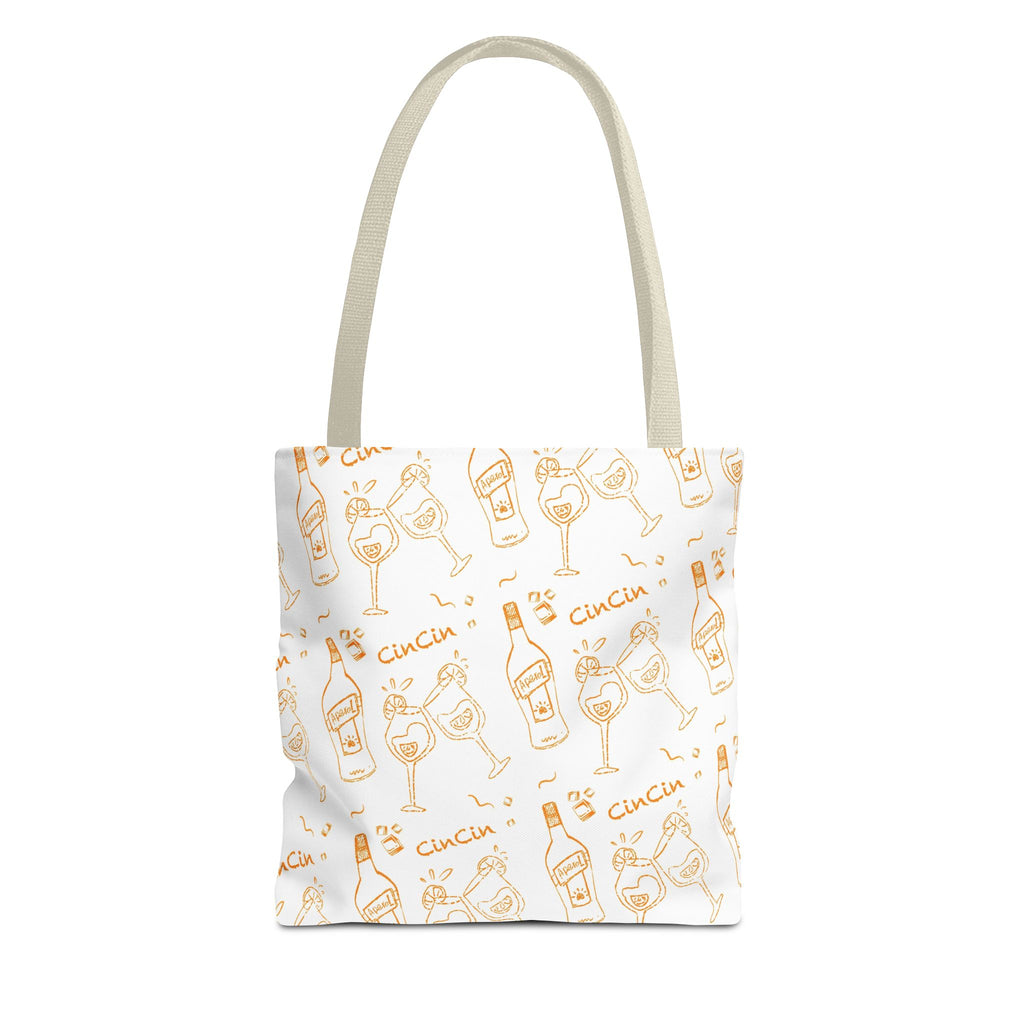 Cin Cin Tote Bag — White Cin Cin Brunch Inspired Design