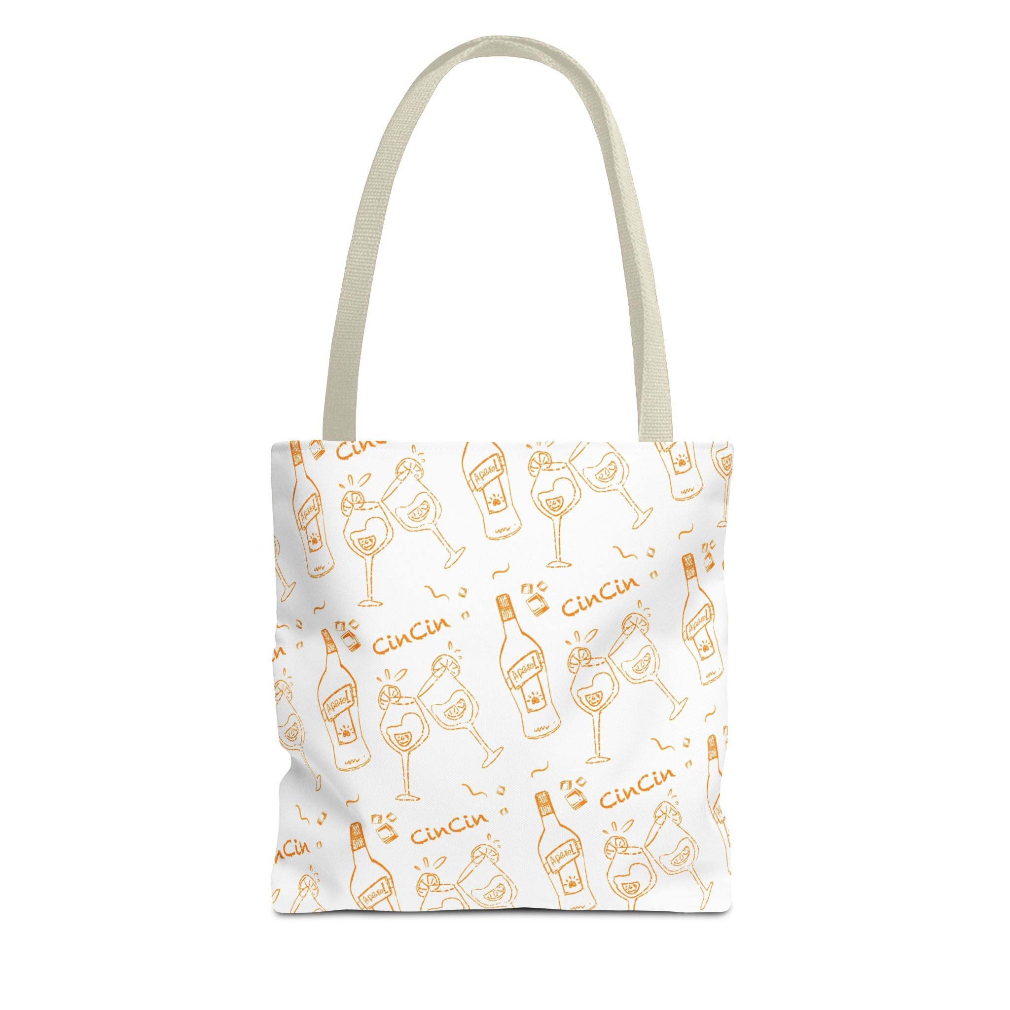 Cin Cin Tote Bag — White Cin Cin Brunch Inspired Design