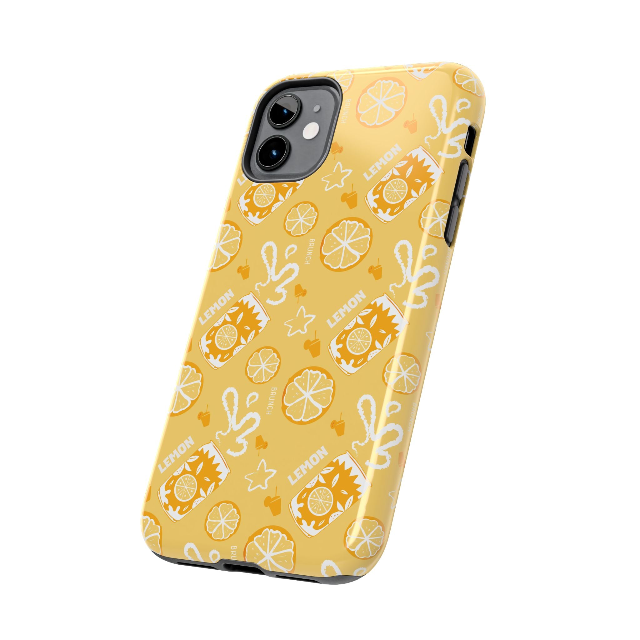 Lemon Brunch Tough Phone Case — Yellow Aperol Inspired Design
