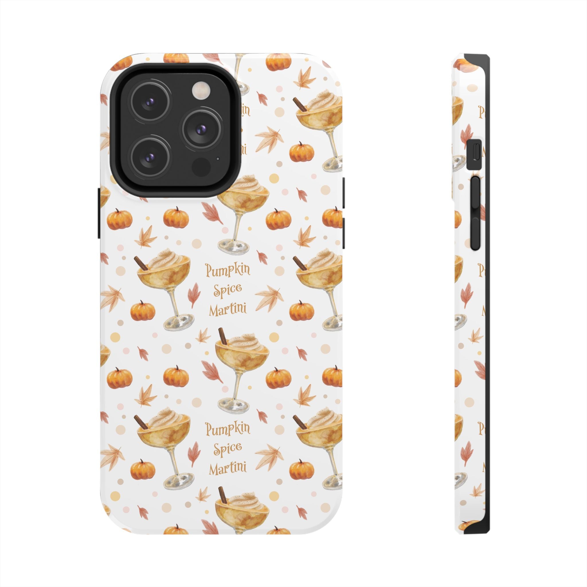 Pumpkin Spice Martini Tough Phone Case — White Pumpkin Collection Inspired Design