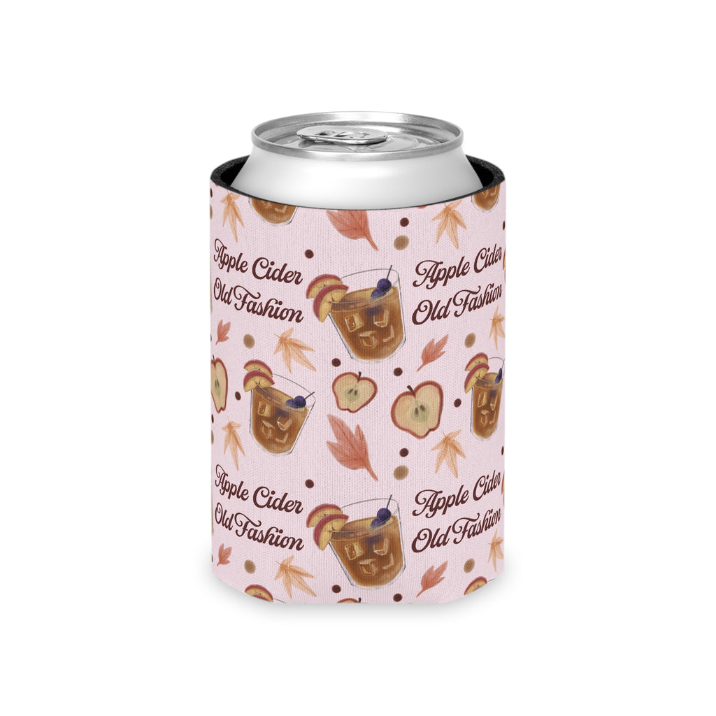 Apple Cider Old Fashioned Can Cooler — Light Pink Apple Cider Collection Inspired Design