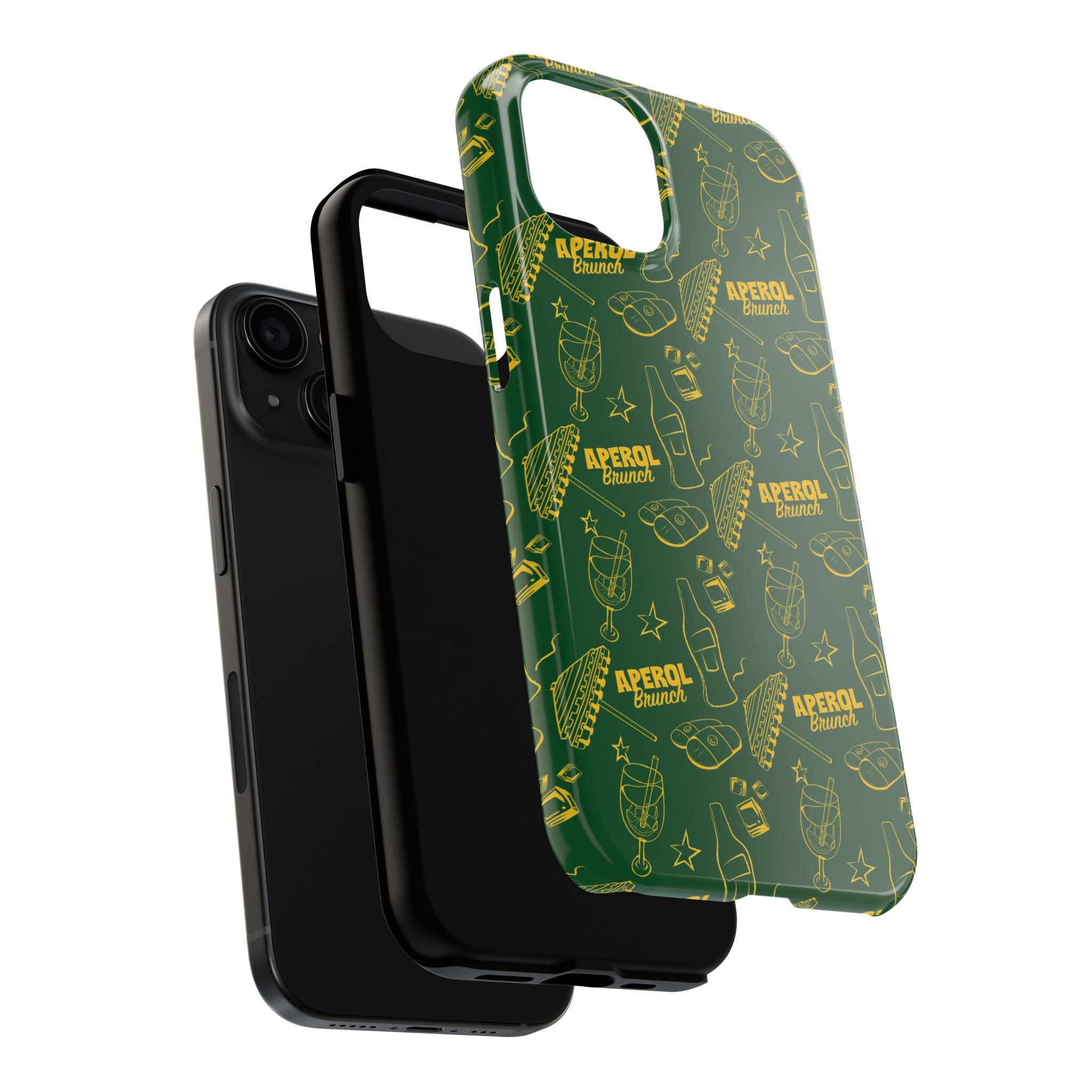 Aperol Brunch Tough Phone Case — Green Aperol Inspired Cover