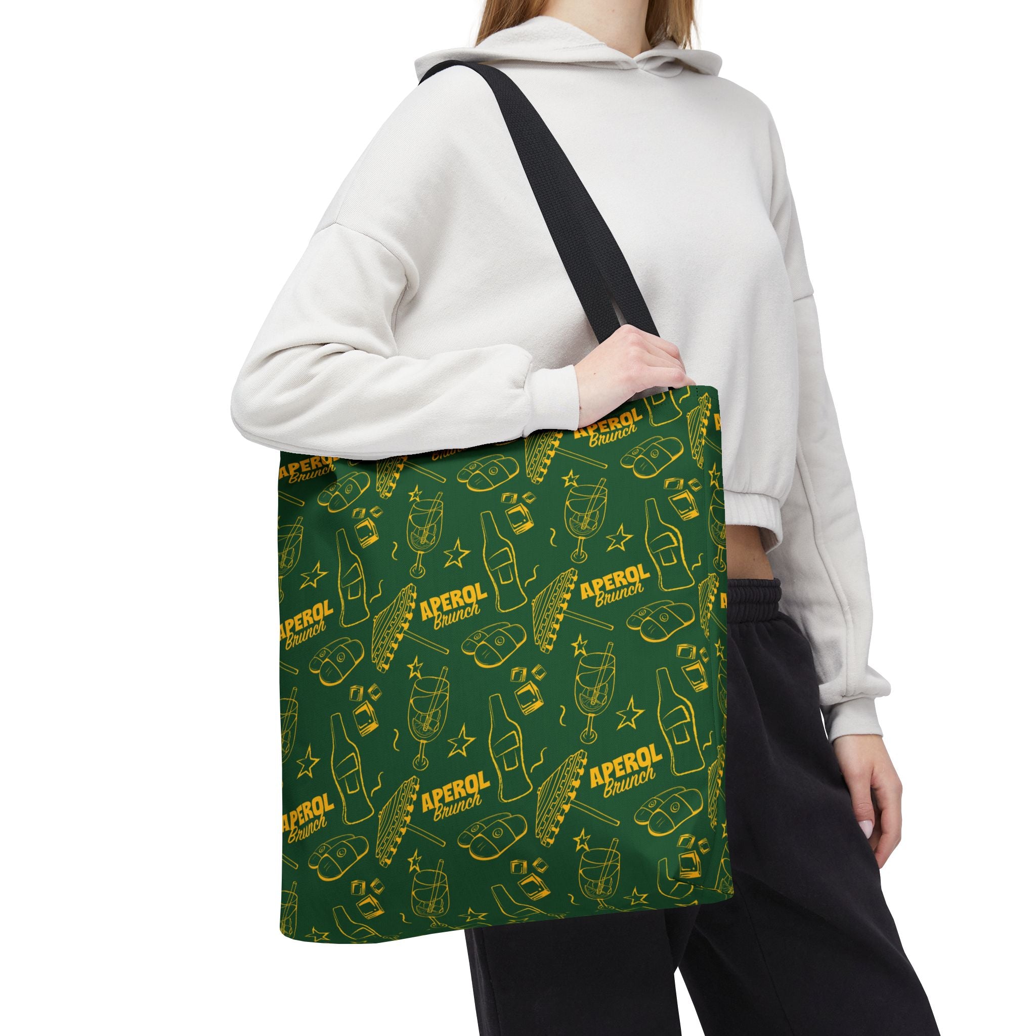 Aperol Brunch Tote Bag — Green Brunch Collection Inspired Design
