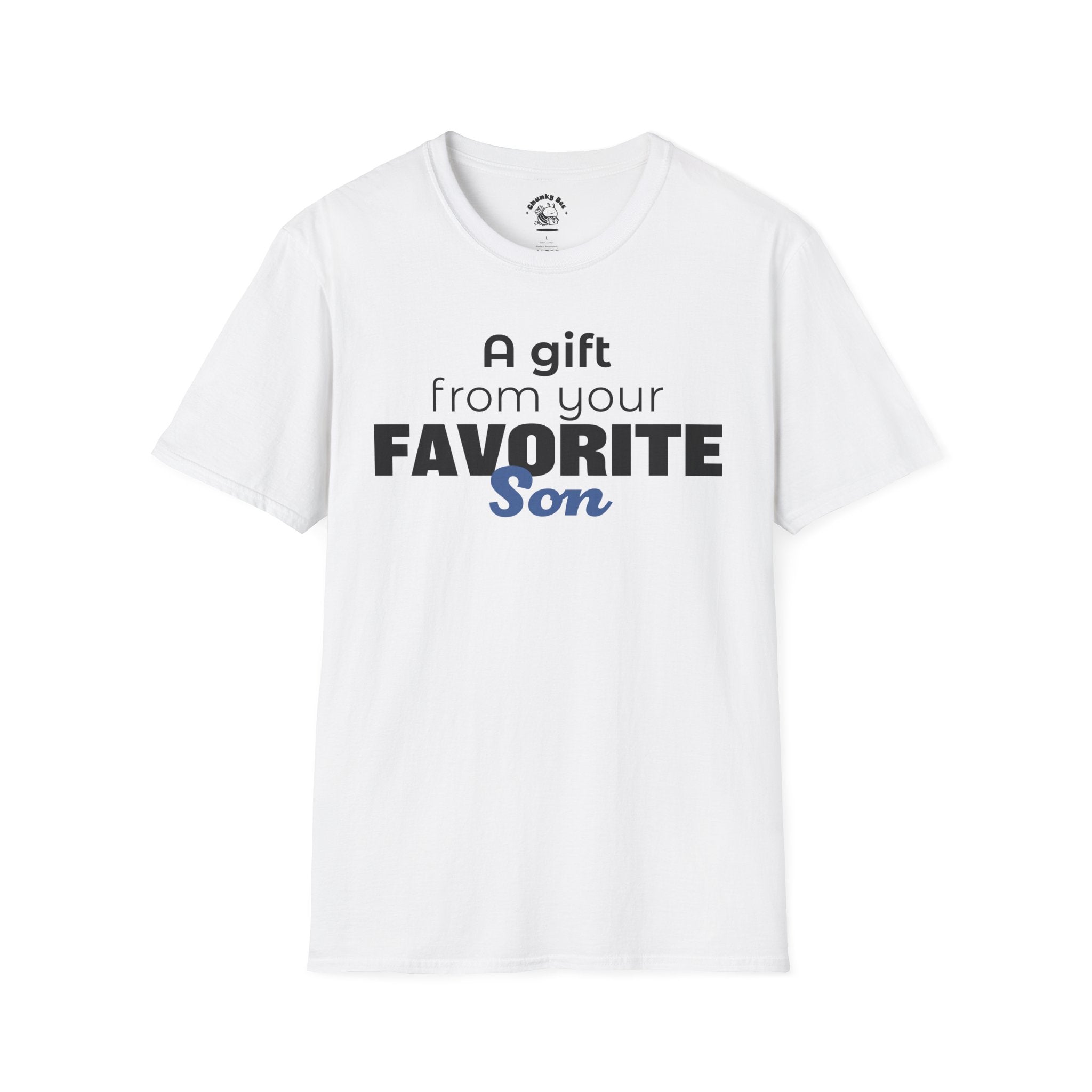 Favorite Son Gift for Mom T-Shirt – Funny Mother’s Day Shirt from Son | Mom Graphic Tee