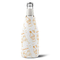 Cin Cin Zip-Up Bottle Cooler Sleeve — White Cin Cin Brunch Collection Inspired Design