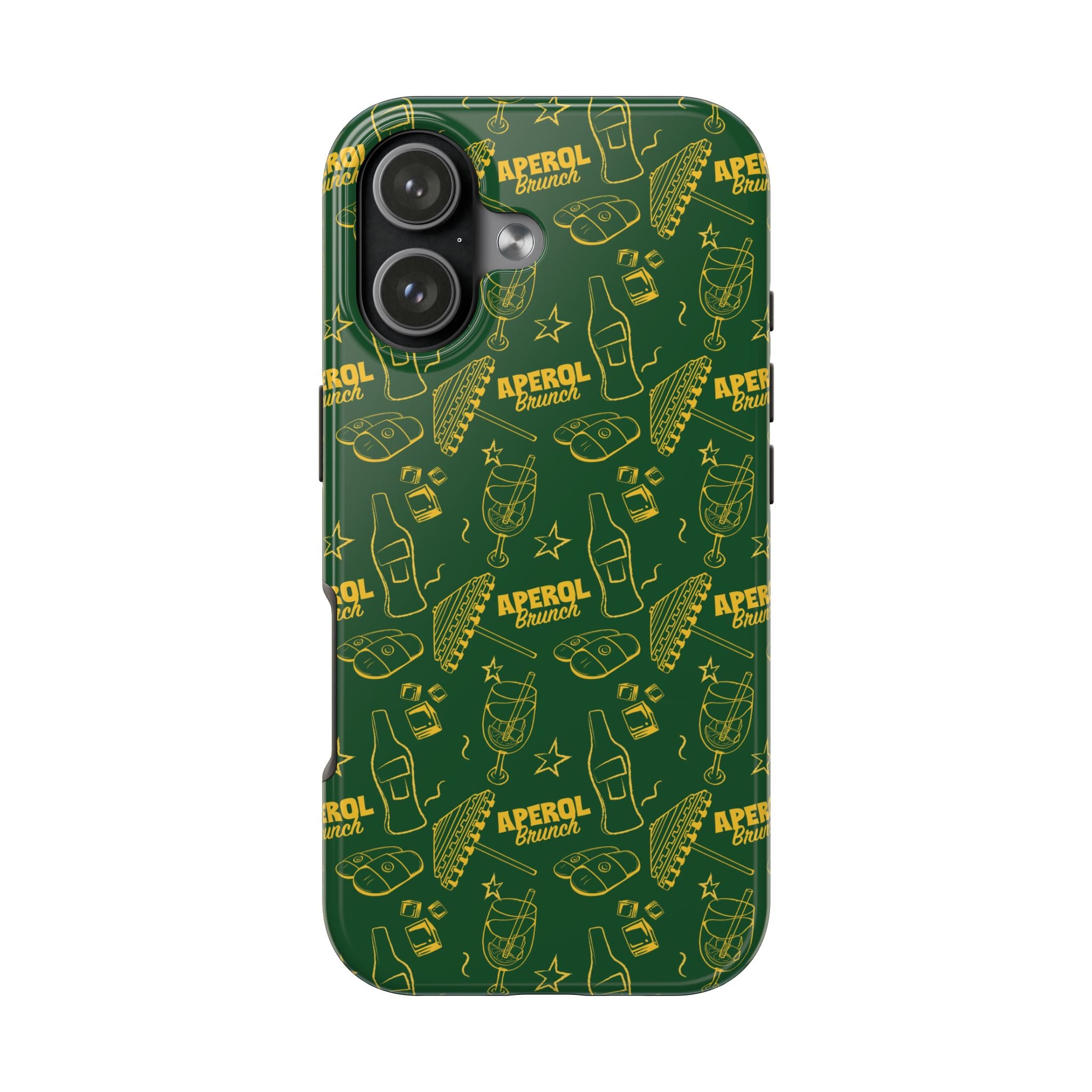 Aperol Brunch Tough Phone Case — Citrus Cocktail Protective Cover