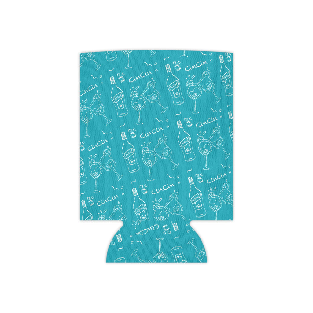 Cin Cin Turquoise Collection Can Cooler — Turquoise Aperol Inspired Design