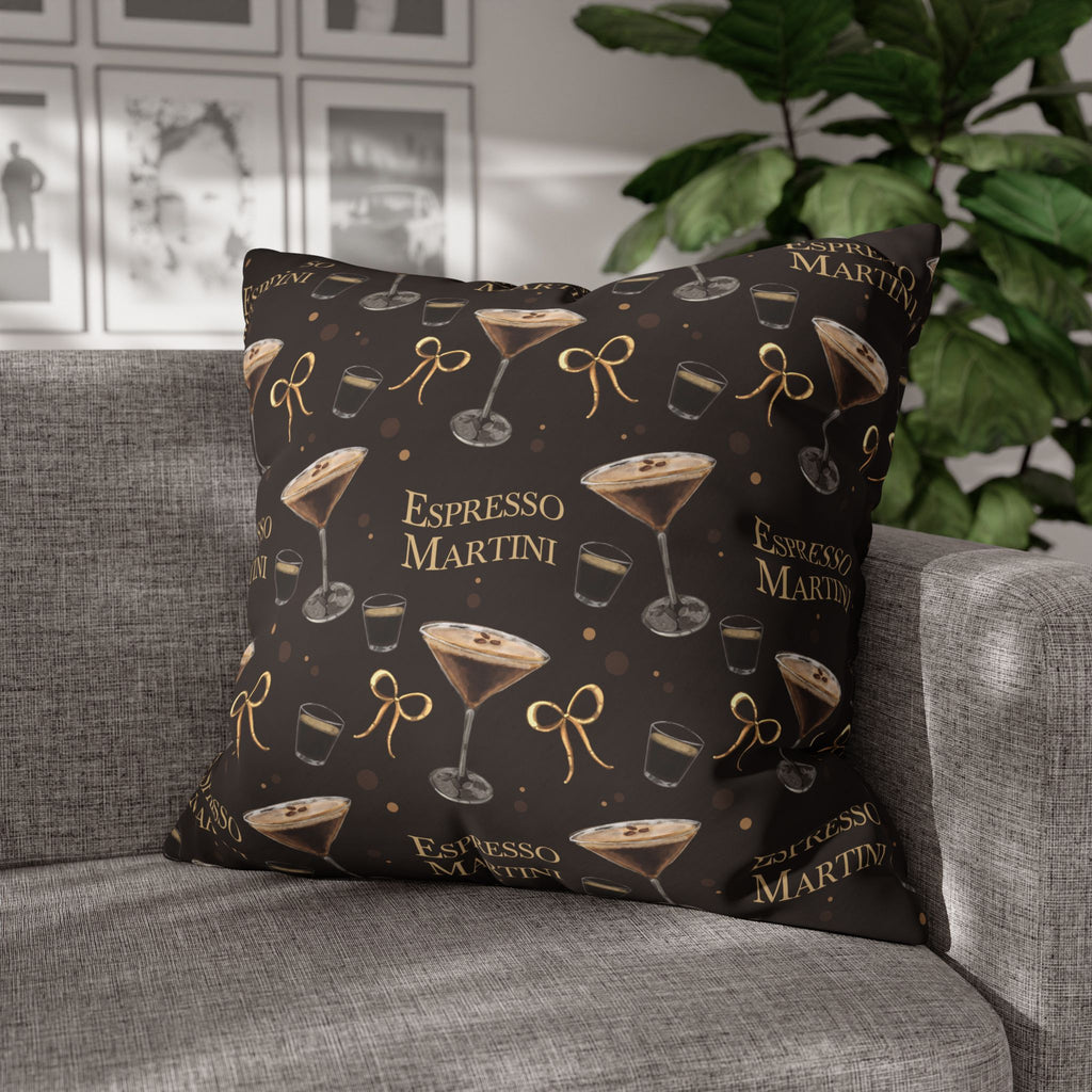 Espresso Martini Pillowcase — Dark Brown Espresso Collection Inspired Design