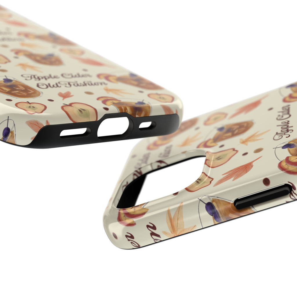 Apple Cider Old Fashioned Tough Phone Case – Beige Apple Cider Collection Inspired Design