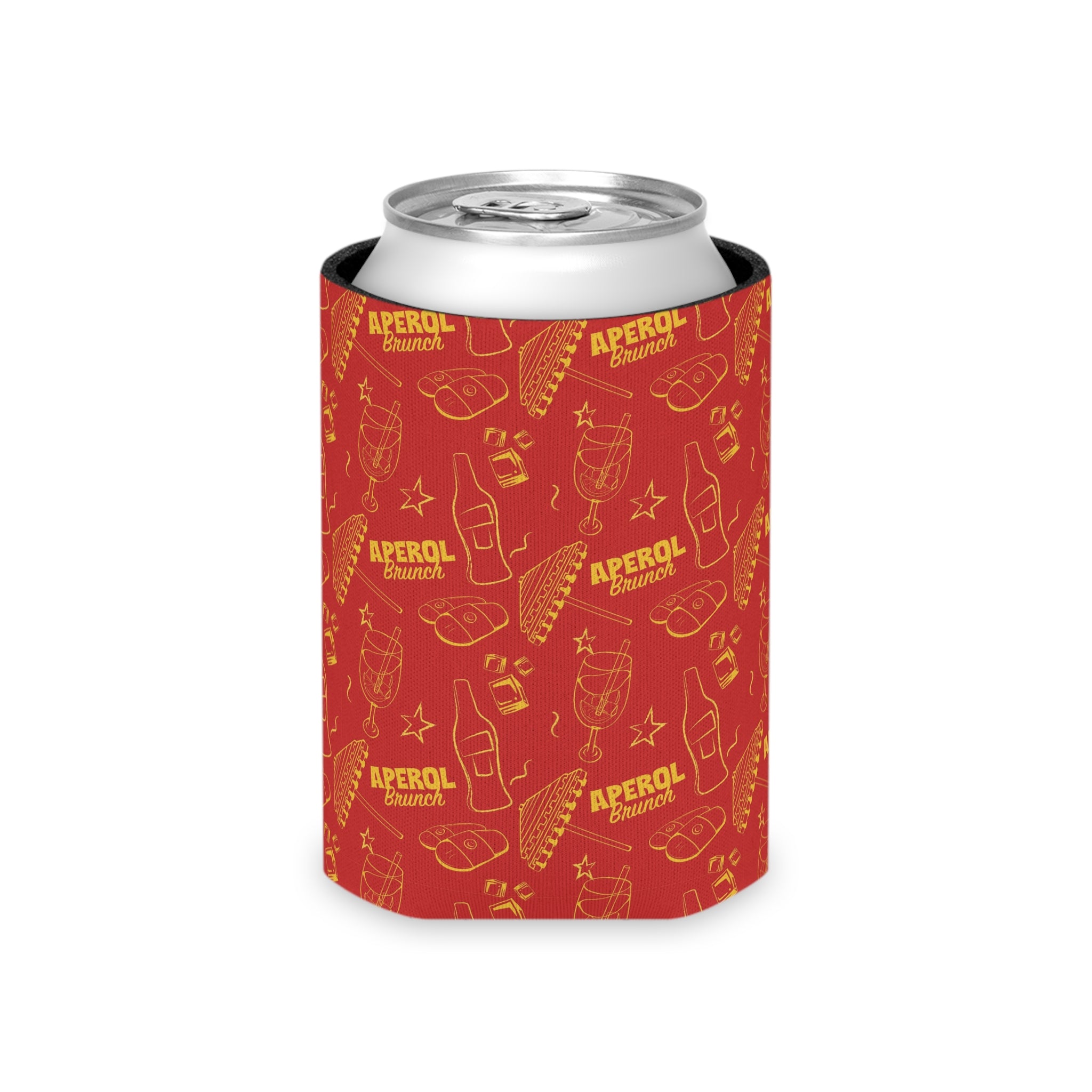 Aperol Brunch Red Collection Can Cooler - Red Aperol Inspired Design