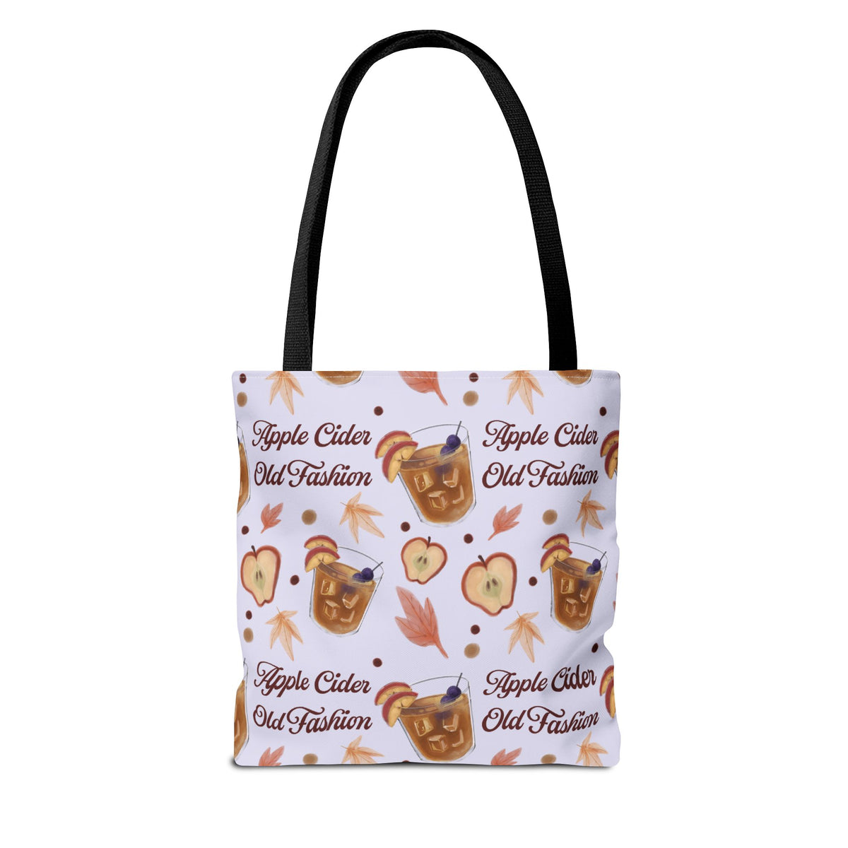 Apple Cider Old Fashioned Tote Bag — Light Violet Apple Cider Collection Inspired Design