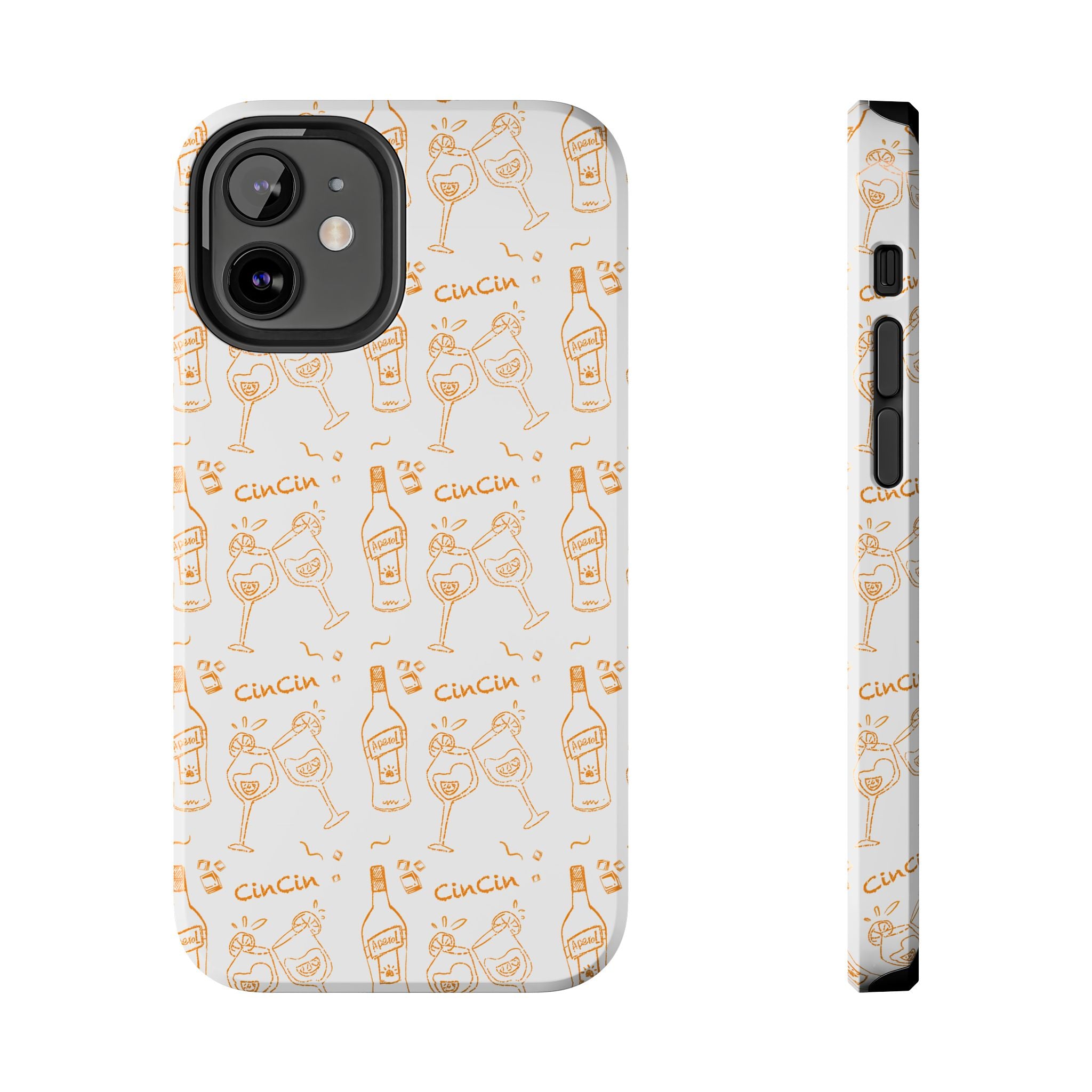 Cin Cin Spritz Tough Phone Case — Citrus Cocktail Pattern