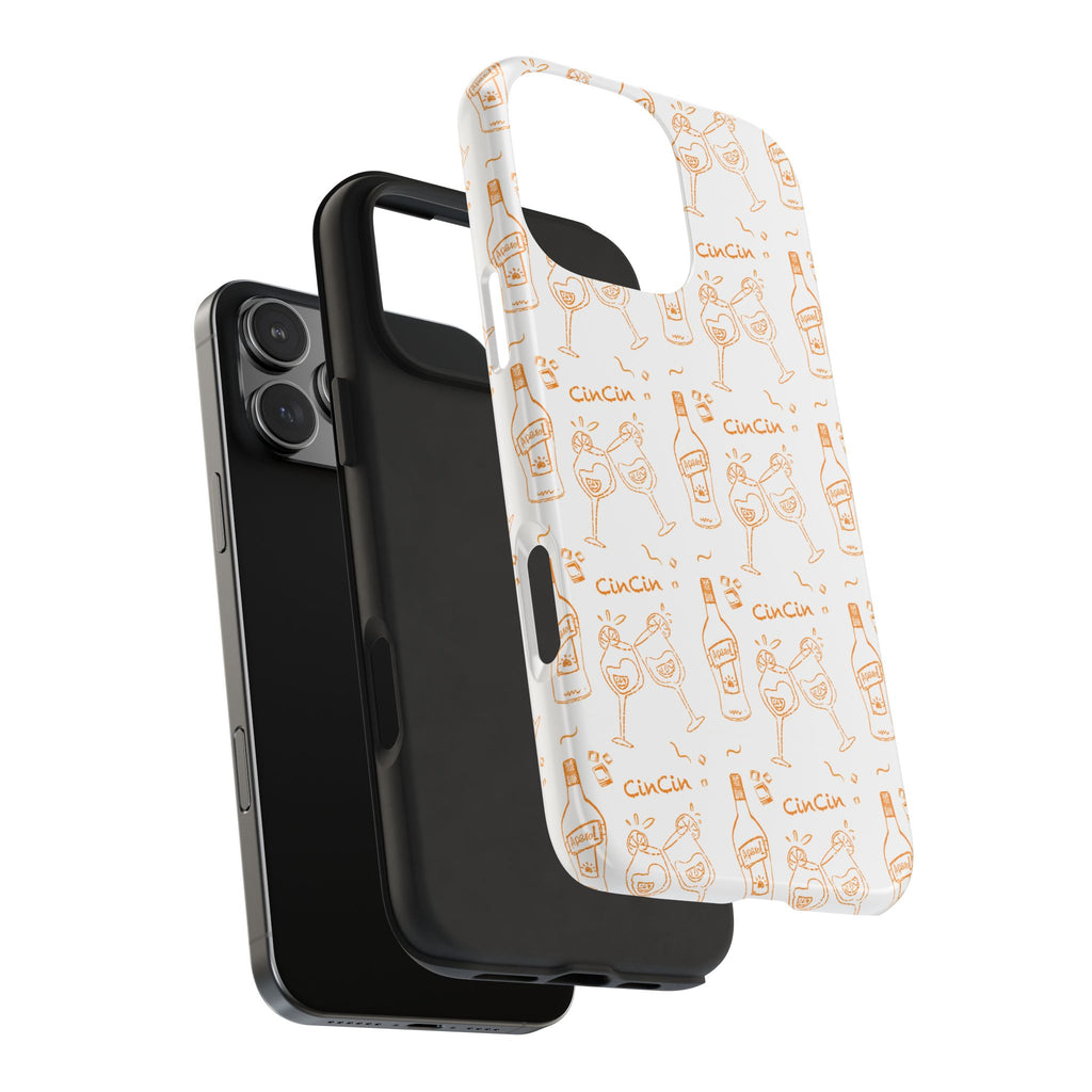 Cin Cin Spritz Tough Phone Case — Citrus Cocktail Pattern