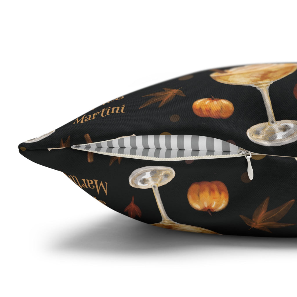 Pumpkin Spice Martini Pillowcase — Black Pumpkin Collection Inspired Design