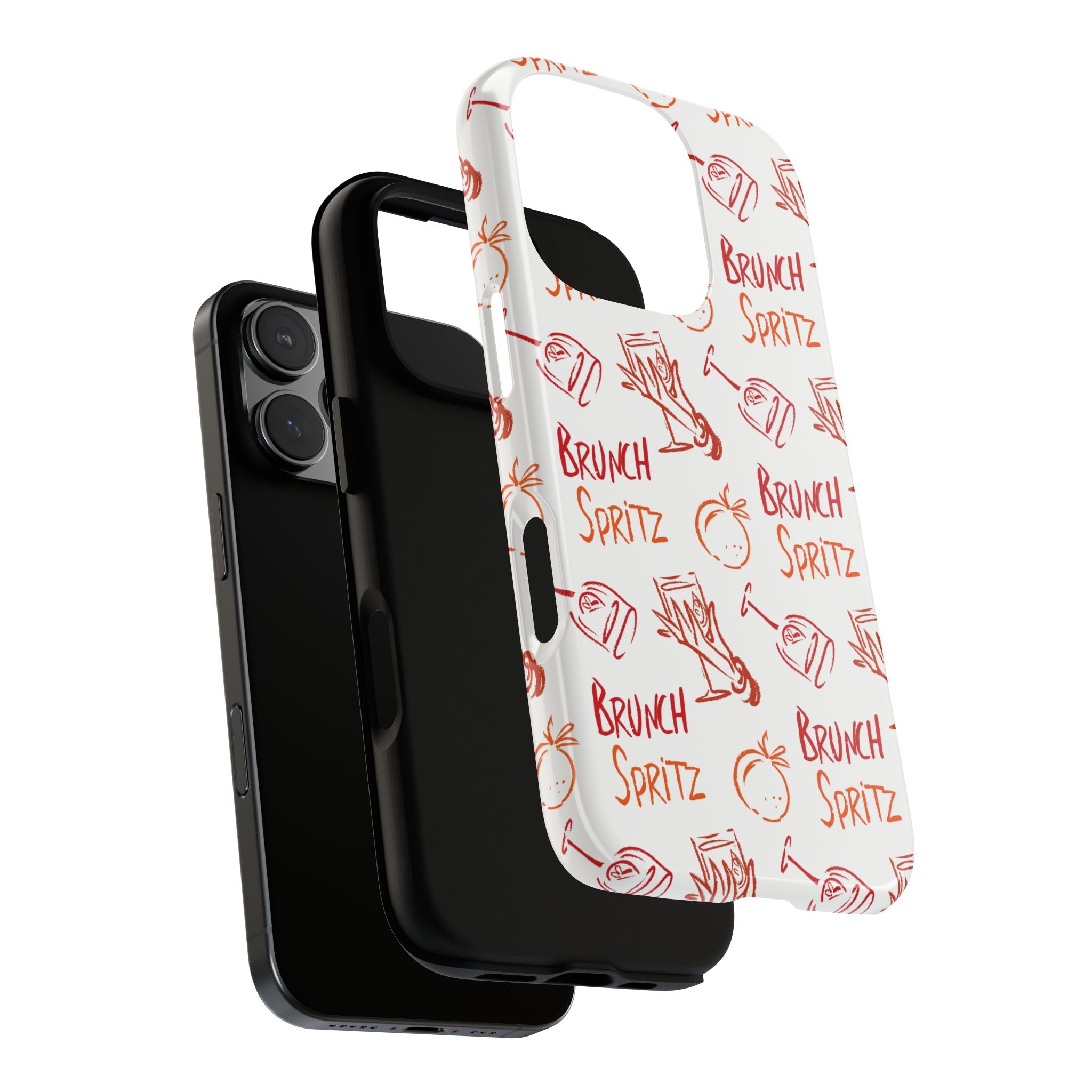 Brunch Spritz Phone Case — Red & Orange Aperol Inspired Design