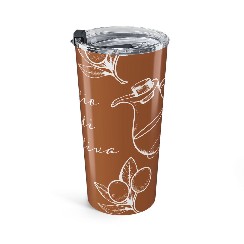 Olive Oil Pattern 20oz Tumbler | Italian Vibes Travel Mug