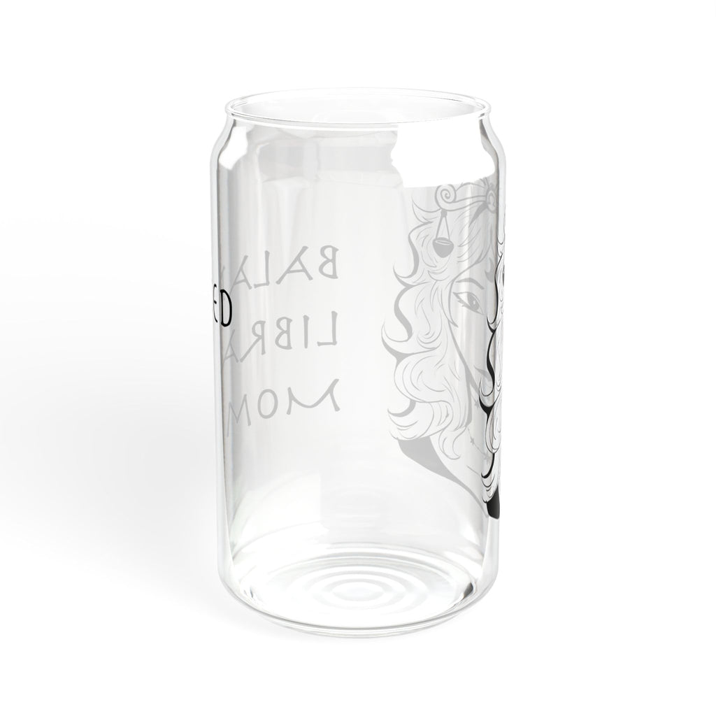 Libra Mom Glass Cup – 16oz Zodiac Gift for Mom | Astrology Drinkware