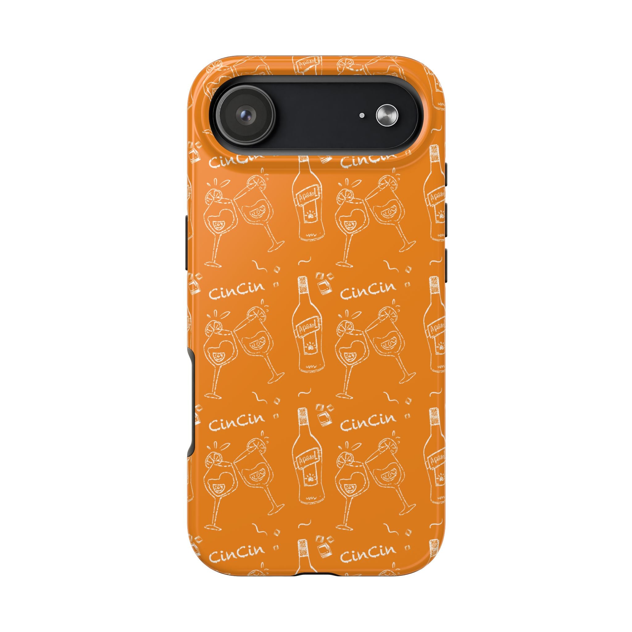 Cin Cin Spritz Tough Phone Case — Orange Citrus Cocktail Pattern