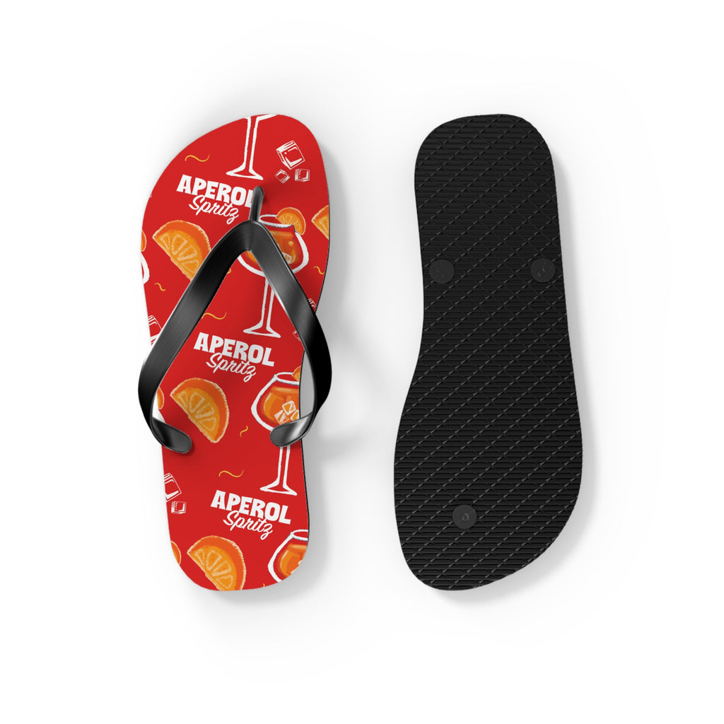 Aperol Spritz Flip Flops – Aperol Red Collection Inspired Design