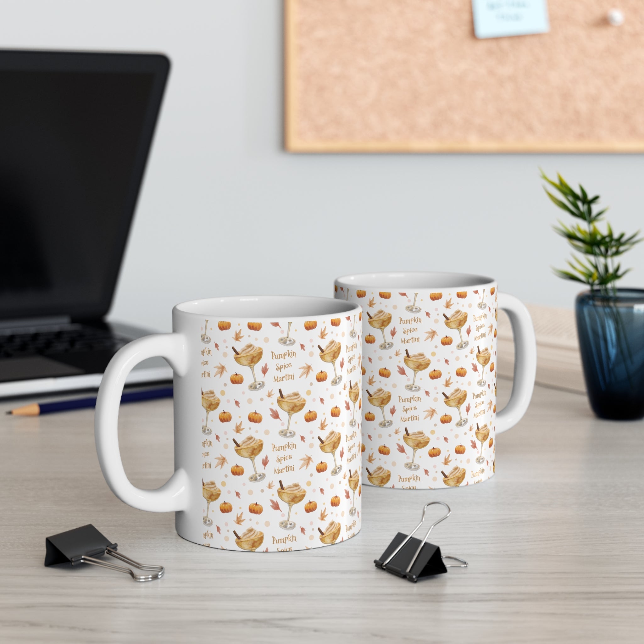 Pumpkin Spice Martini 11oz Mug — White Pumpkin Collection Inspired Design