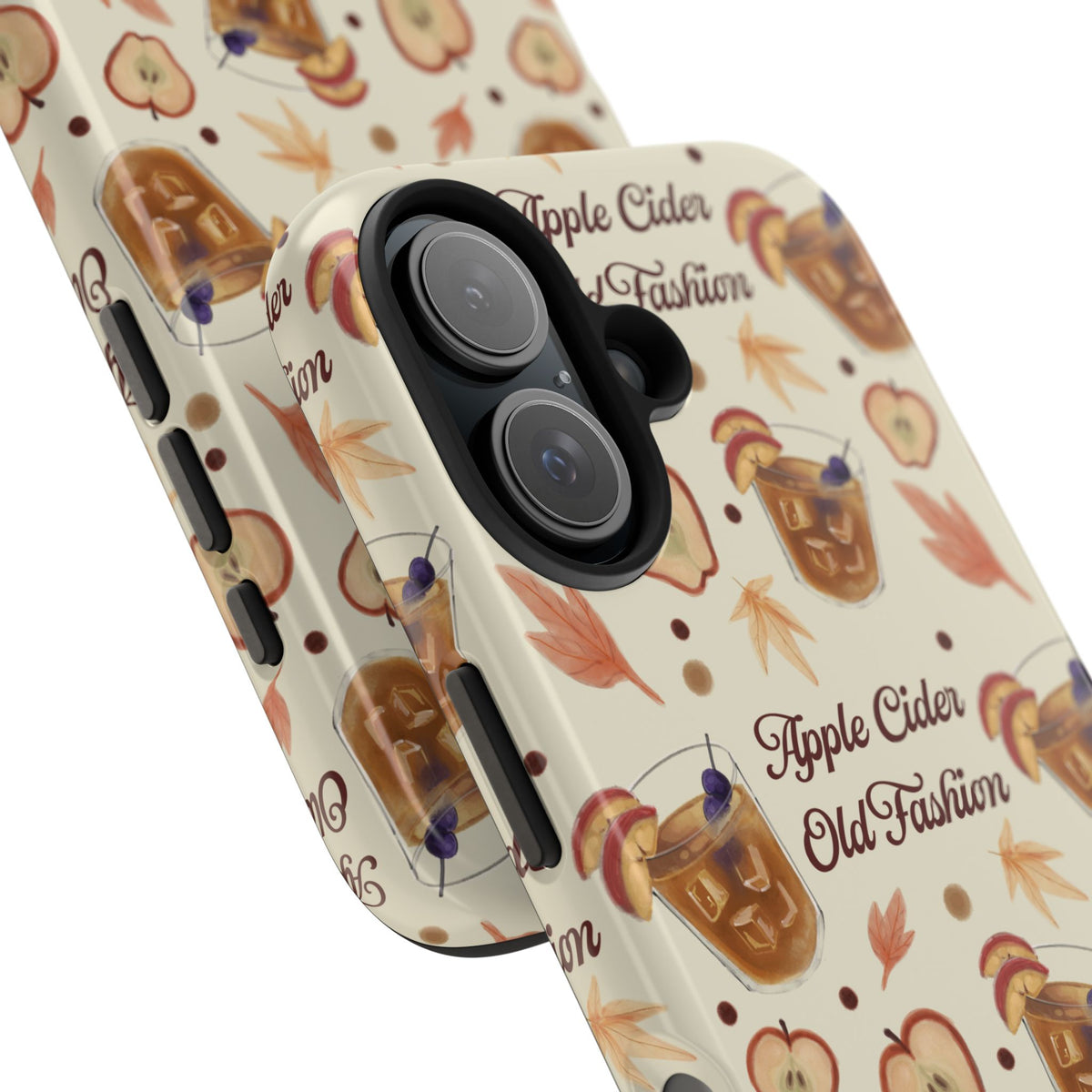 Apple Cider Old Fashioned Tough Phone Case – Beige Apple Cider Collection Inspired Design