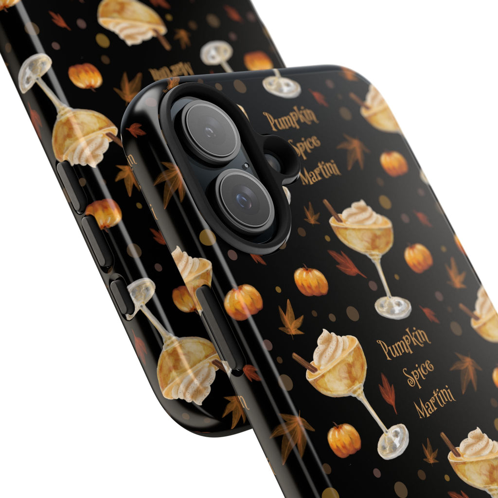 Pumpkin Spice Martini Tough Phone Case — Black Pumpkin Collection Inspired Design