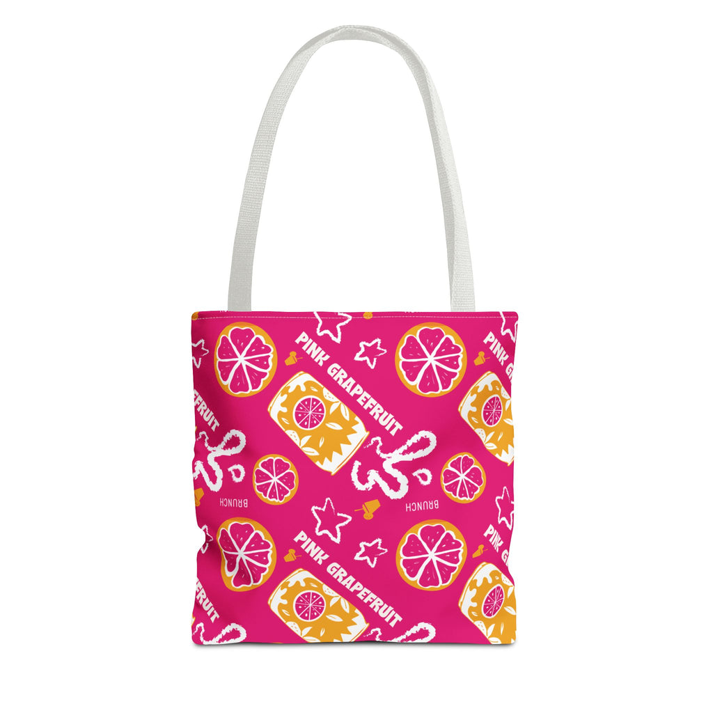Pink Grapefruit Fruit Brunch Tote Bag — Pink Aperol Inspired Design