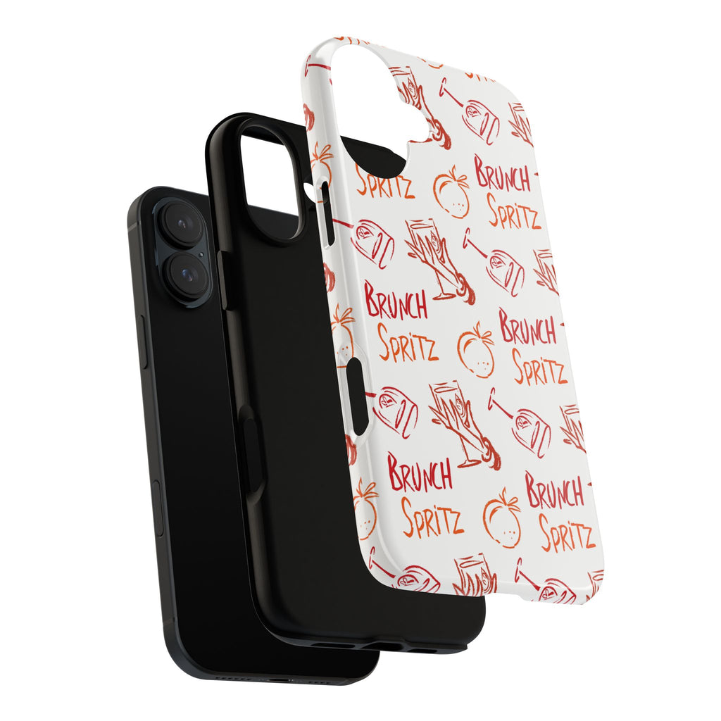 Brunch Spritz Phone Case — Red & Orange Aperol Inspired Design