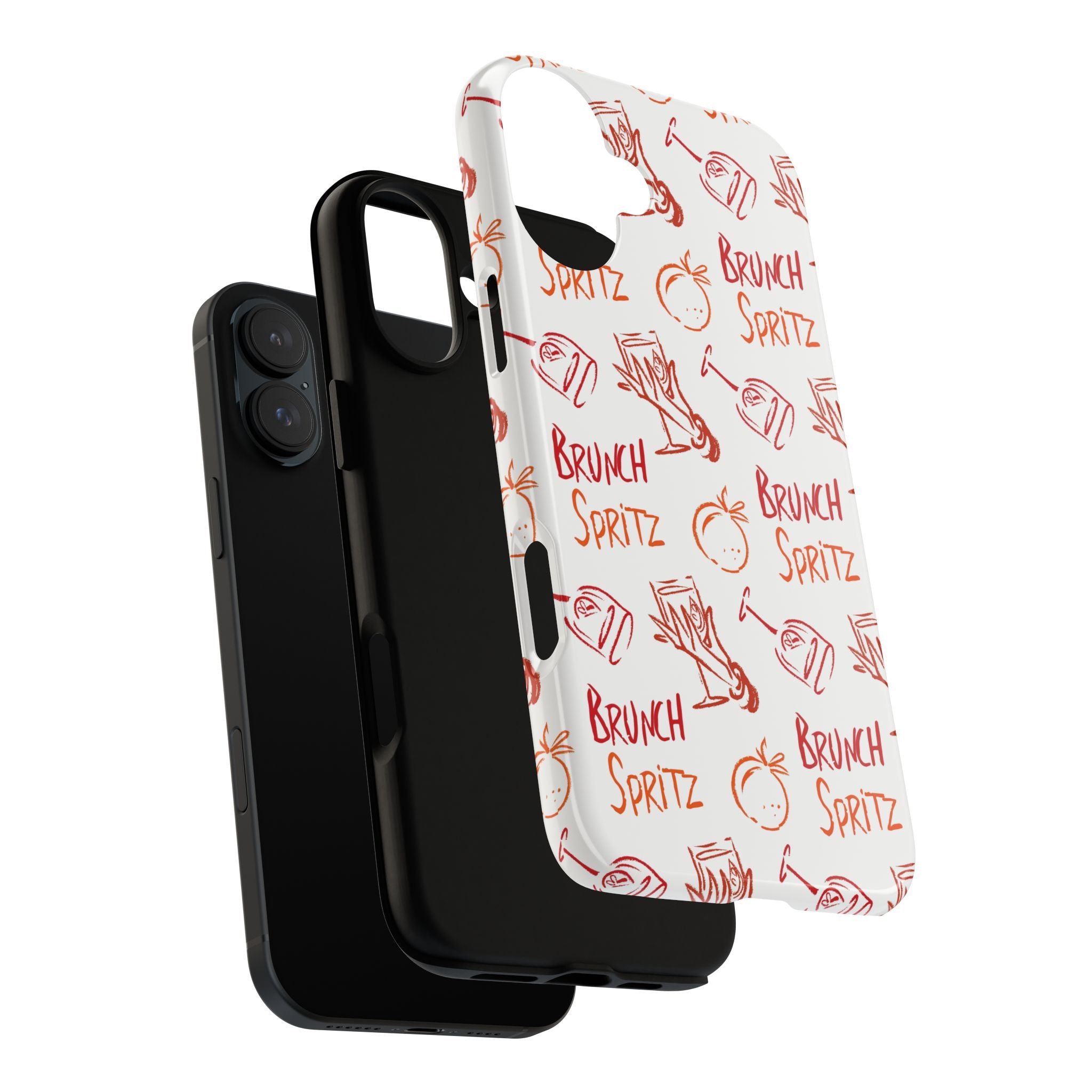 Brunch Spritz Phone Case — Red & Orange Aperol Inspired Design