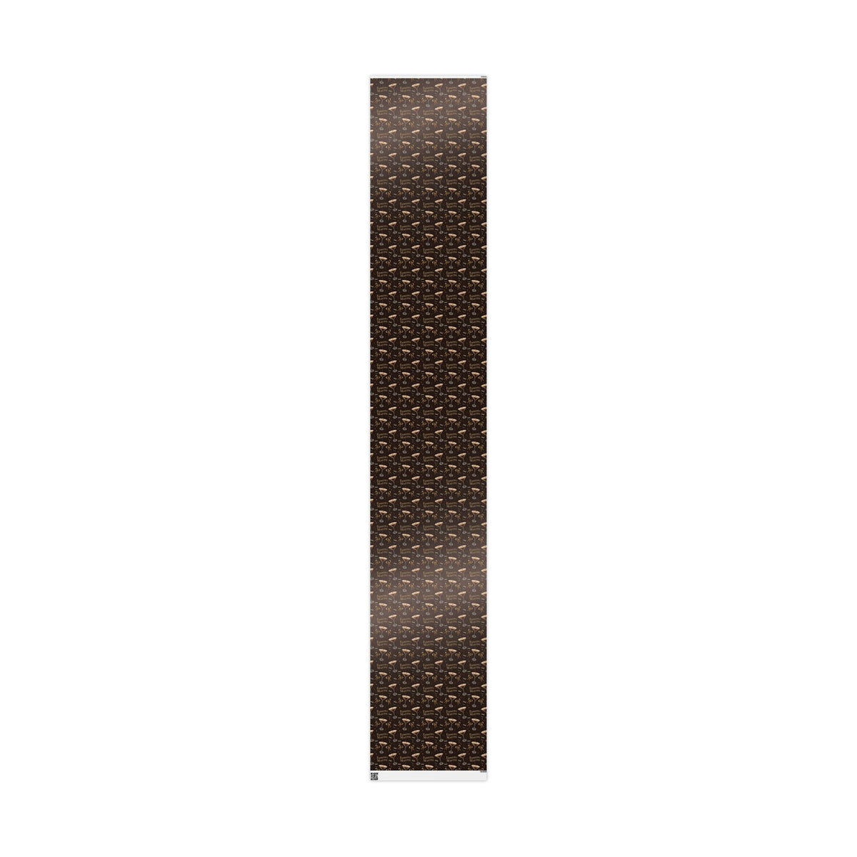 Espresso Martini Wrapping Paper Roll — Dark Brown Espresso Collection Inspired Design