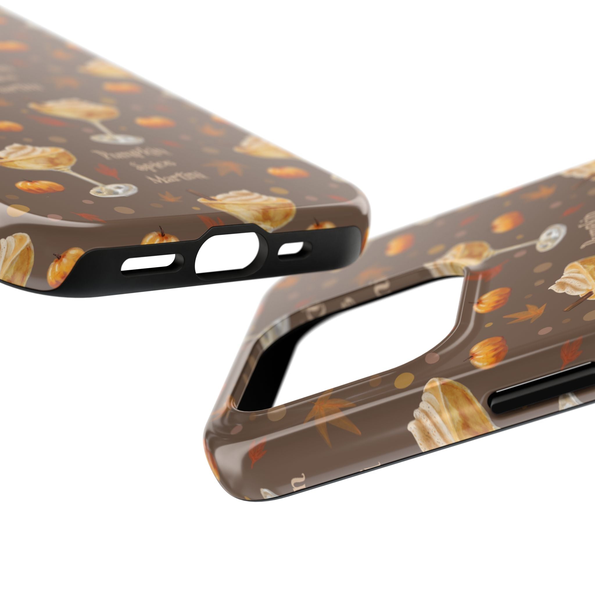 Pumpkin Spice Martini Tough Phone Case — Brown Pumpkin Collection Inspired Design