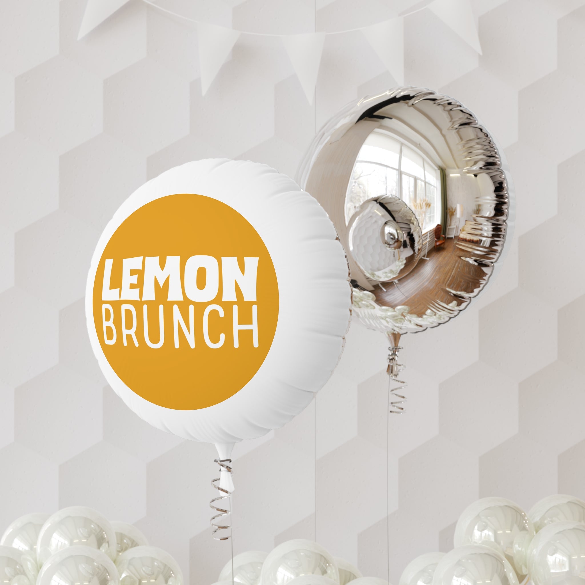 Lemon Brunch Mylar Balloon — Citrus Party Decor