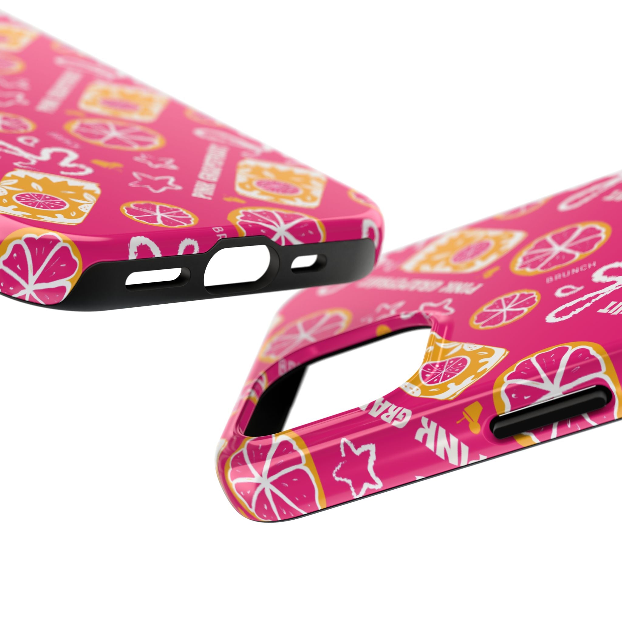 Pink Grapefruit Fruit CollectionTough Phone Case — Pink Aperol Inspired Design