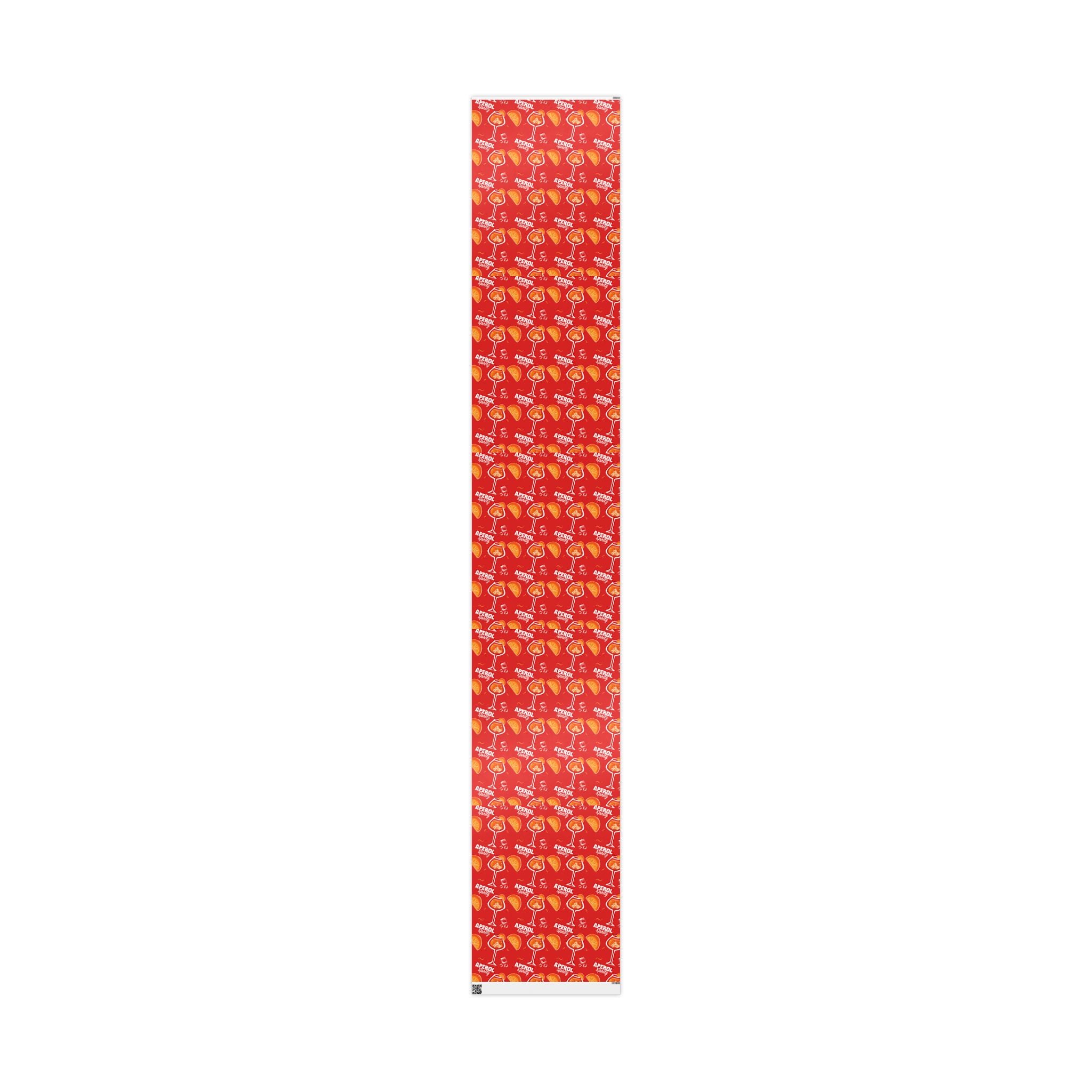 Aperol Spritz Peel Wrapping Paper Roll — Aperol Red Collection Inspired Design