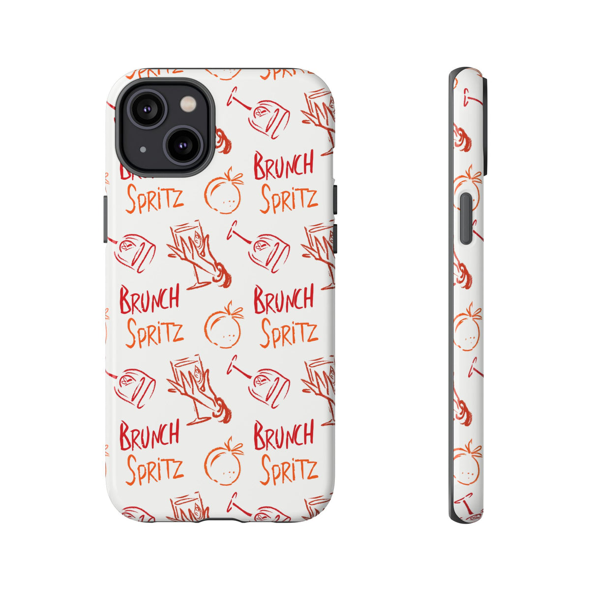 Brunch Spritz Phone Case — Red & Orange Aperol Inspired Design
