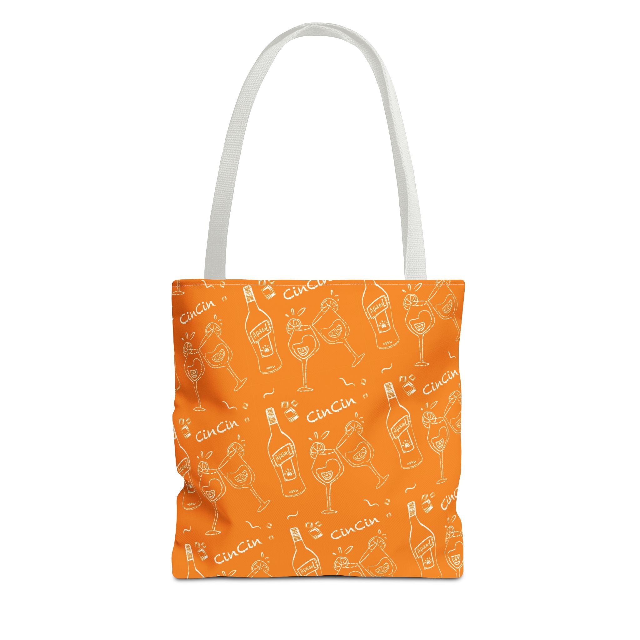 Cin‑Cin Cocktail Tote Bag — Orange Cin Cin Collection Inspired Design