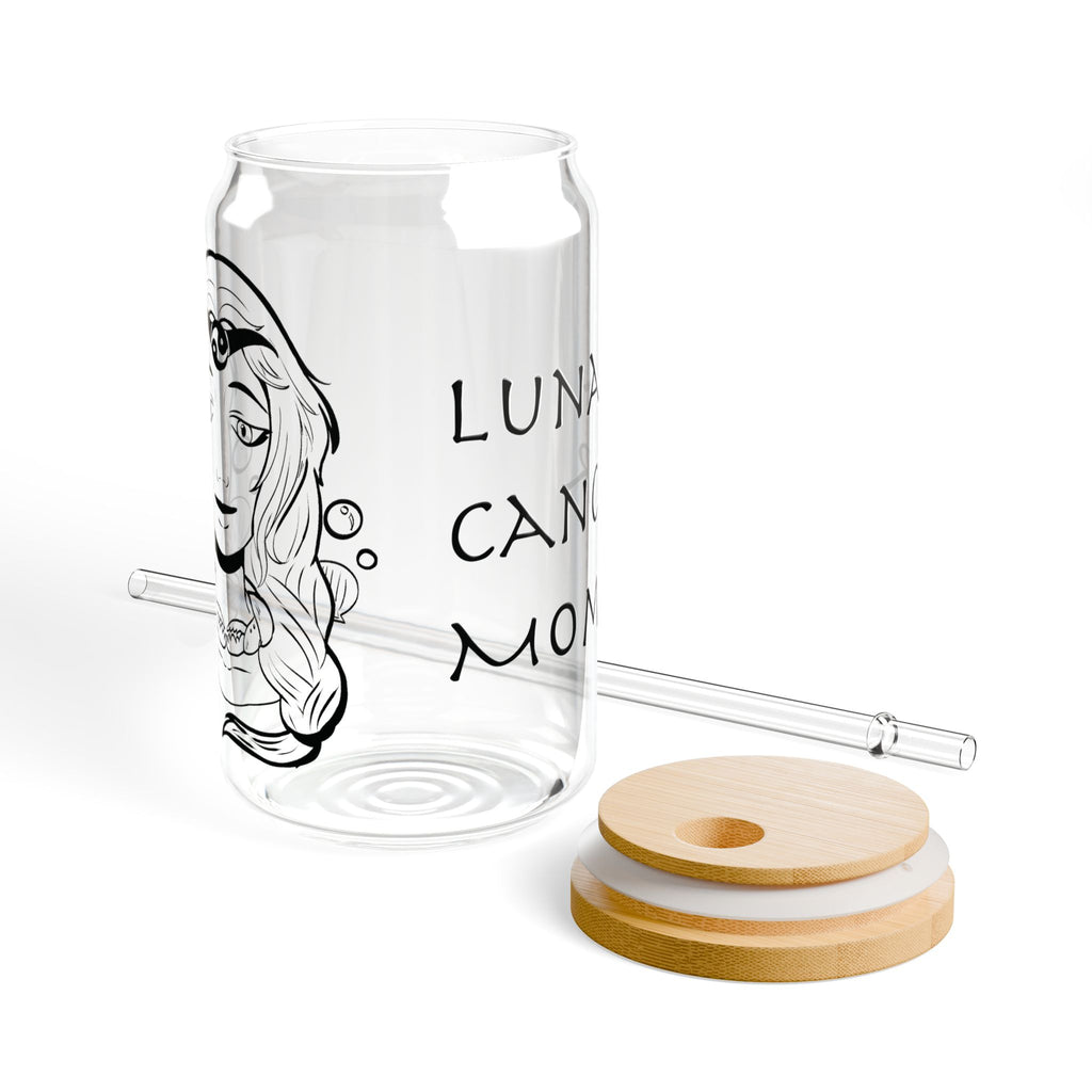 Cancer Mom Glass Cup – 16oz Zodiac Gift for Mom | Astrology Drinkware