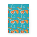 Aperol Spritz Hardcover Journal — Turquoise Aperol Inspired Design