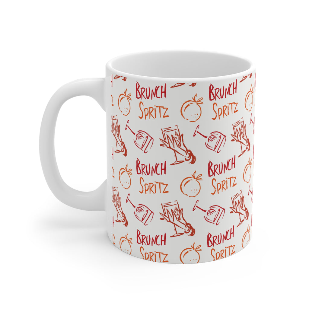 Brunch Spritz 11oz Coffee Mug — White Brunch Collection Inspired Design