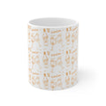 Cin Cin 11oz Coffee Mug — White Brunch Collection Inspired Design