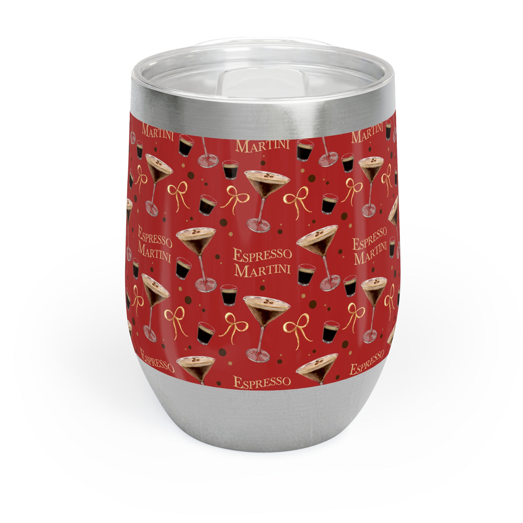 Espresso Martini Wine Tumbler — Red Espresso Collection Inspired Design