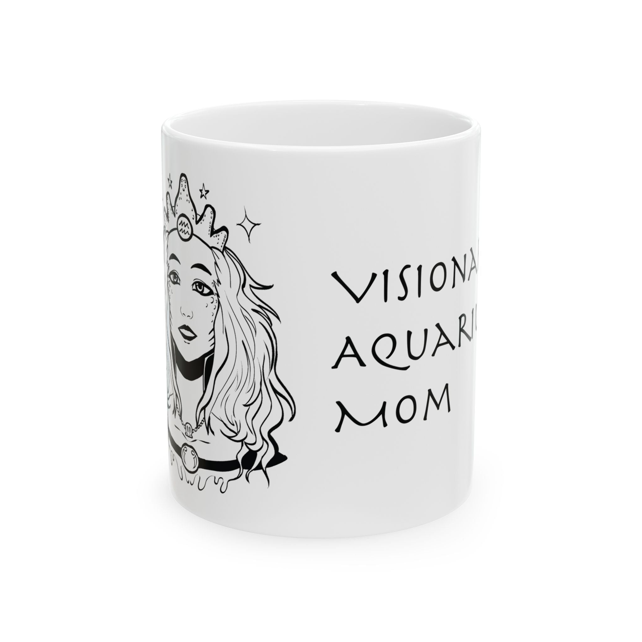 Aquarius Mom Mug – Zodiac Coffee Mug for Mom | Astrology Gift (11oz/15oz)