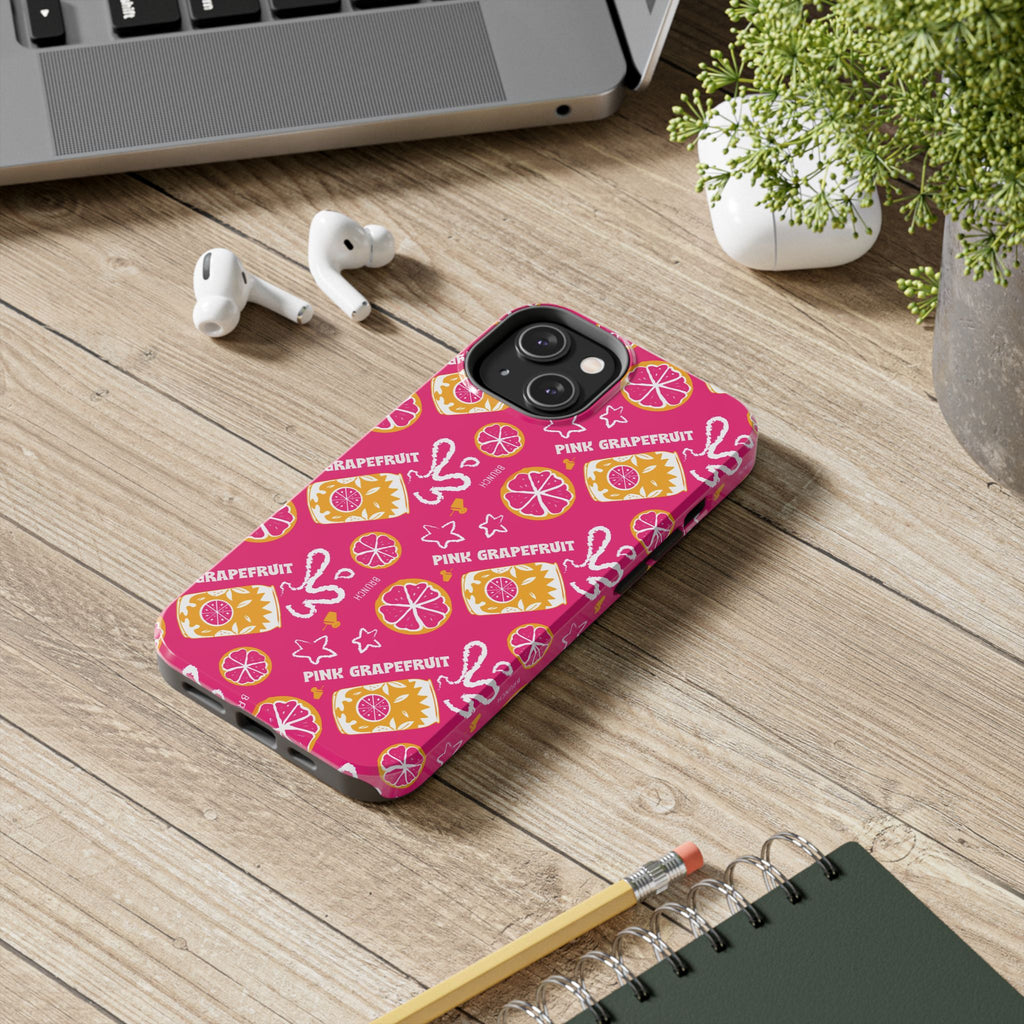 Pink Grapefruit Fruit CollectionTough Phone Case — Pink Aperol Inspired Design