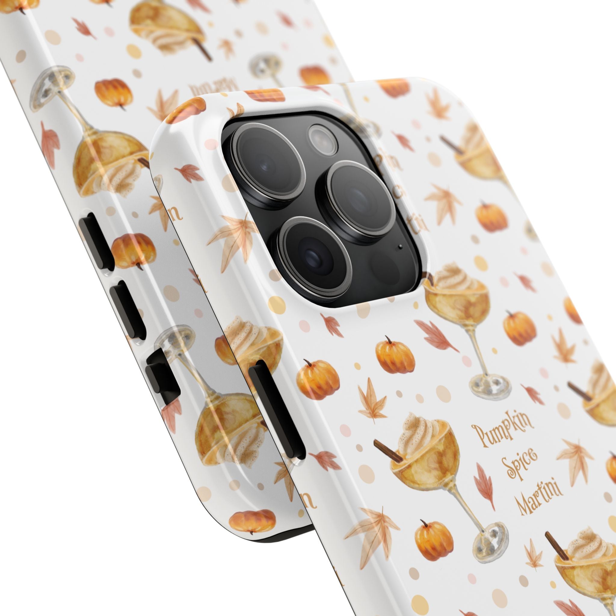 Pumpkin Spice Martini Tough Phone Case — White Pumpkin Collection Inspired Design