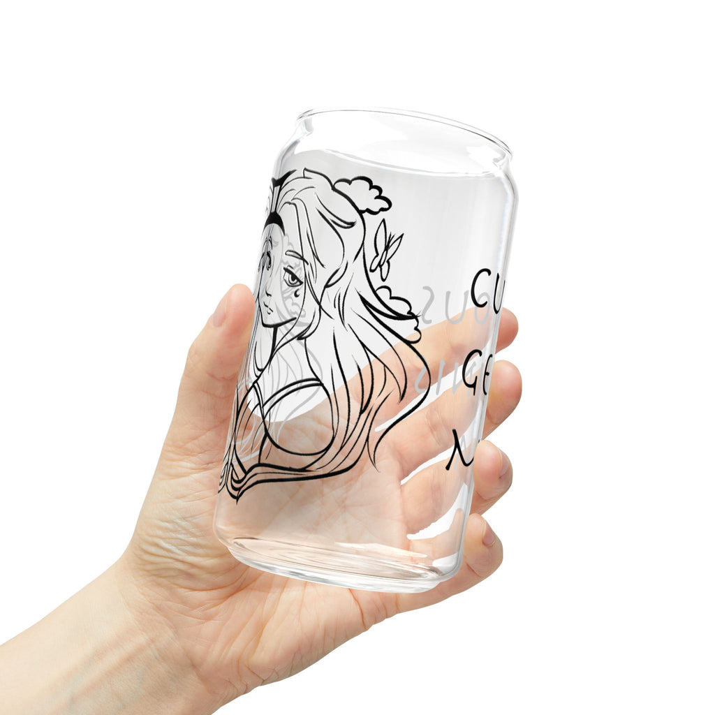 Gemini Mom Gift – 16oz Zodiac Sipper Glass for Mom | Astrology Glass Cup