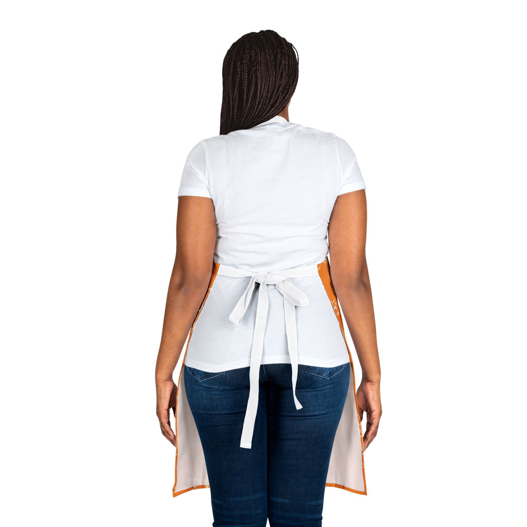 Cin Cin Apron — Orange Cin Cin Collection Inspired Design