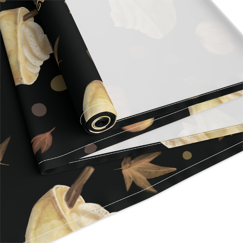 Pumpkin Spice Martini Table Runner — Black Pumpkin Collection Inspired Design