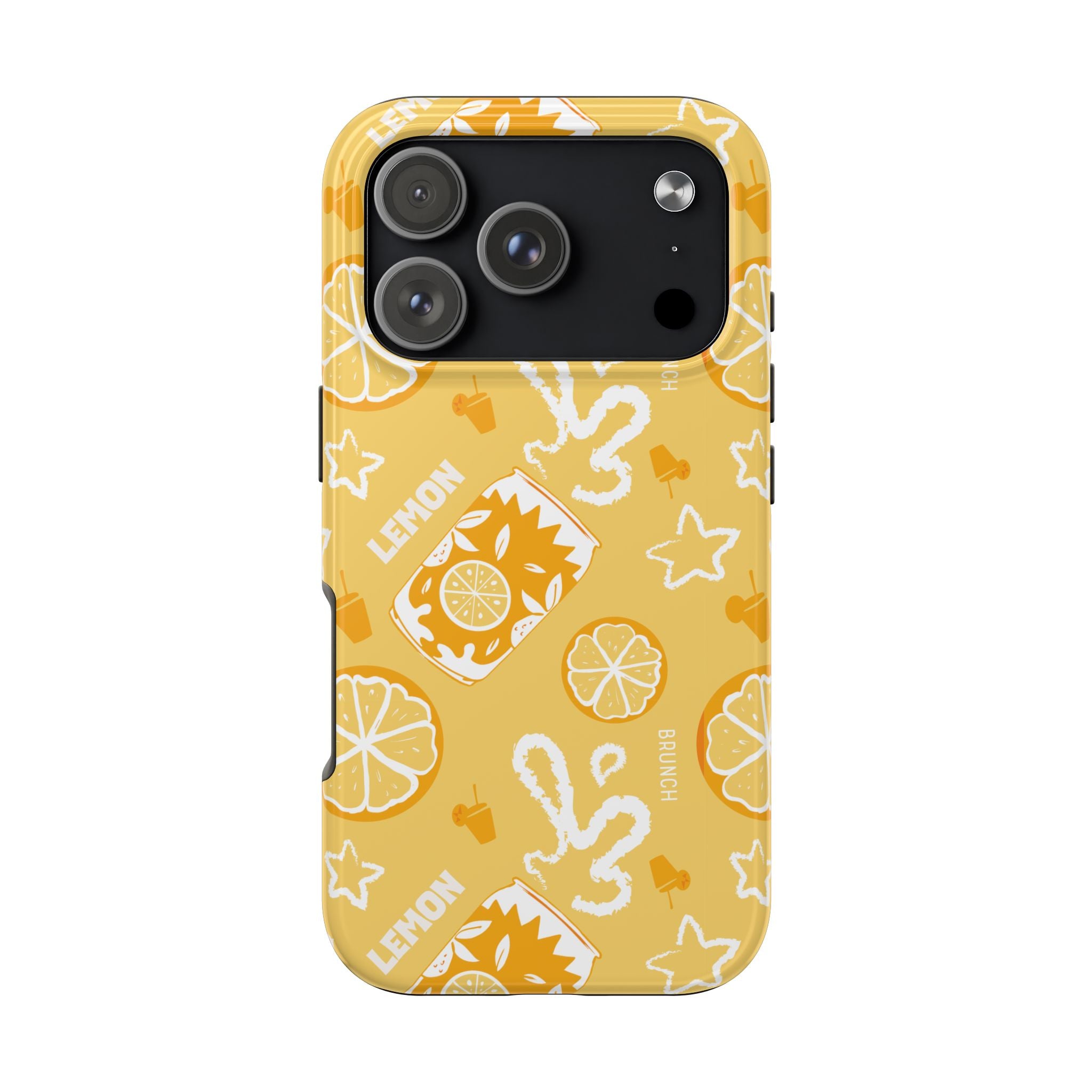Lemon Brunch Tough Phone Case — Citrus Summer Pattern
